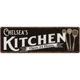 thumbnail image 1 of Chelsea's Kitchen Sign Chic Wall Decor Gift Mom 6x18 106180014410, 1 of 1