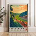 Cheltenham Racecourse England Horse Racing Equestrian Poster - Walmart.com