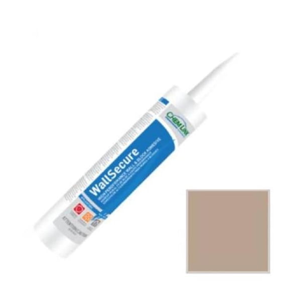Chem Link F10052812 28 oz Wallsecure Adhesive for Pool, Tan - 12 per Case