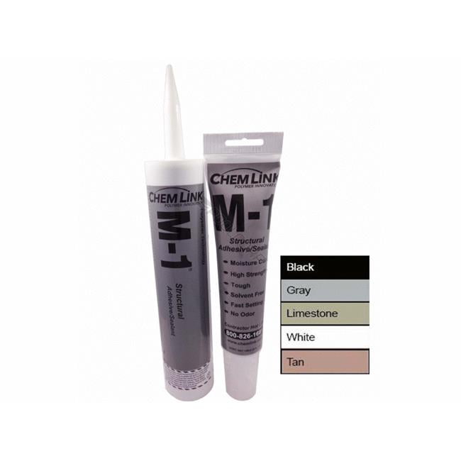 Chem Link M1 White Structural Adhesive Sealant 10 oz Tube