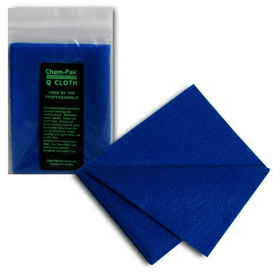 Chem-Pak Q Cloth for Pool Billiard Cue Shaft 12" x 9"