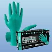 ChemDefender Disposable Chloroprene Gloves, Exam Grade, 5.0 mil, Extended 12" Cuff