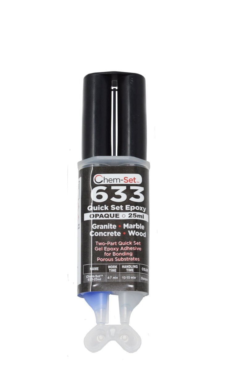 ChemSet 633 Quick Set Epoxy - 25mL Hand Syringe 1:1 - Each