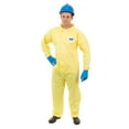 thumbnail image 1 of ChemSplash® 1, Chemical Splash Coverall, Elastic Wrists, Open Ankles, Serged Seams, Elastic Back, 1 of 3
