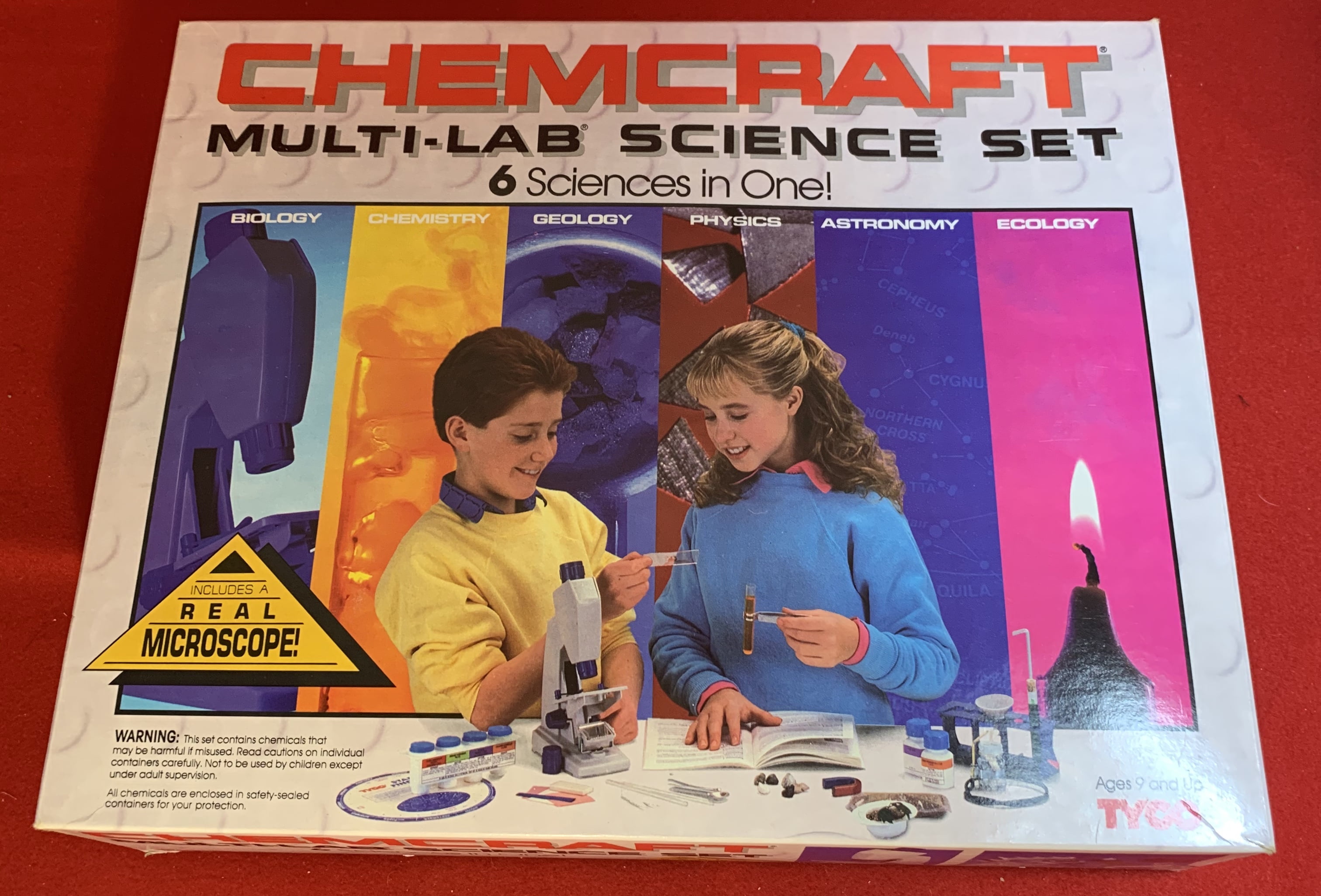 Chemcraft - Multi-Lab Science Set - 6 Sciences in One - 1990