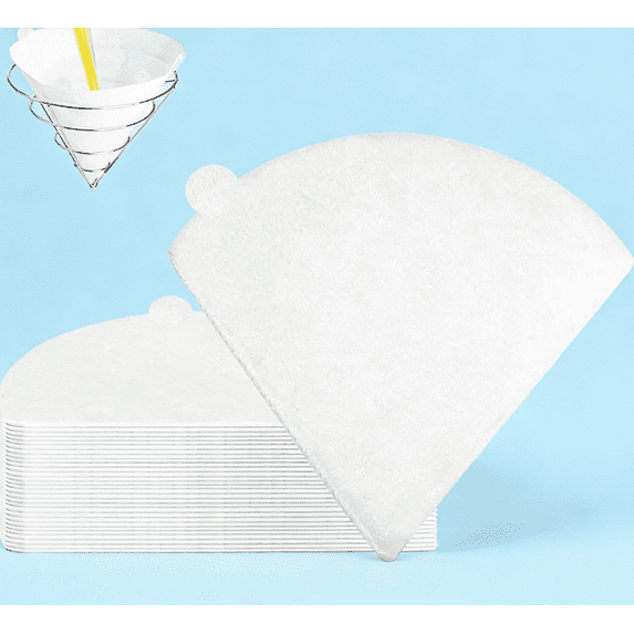 Chemex Style Coffee Filters #1 - 40 Pack U Shape Cone Filters, Natural ...