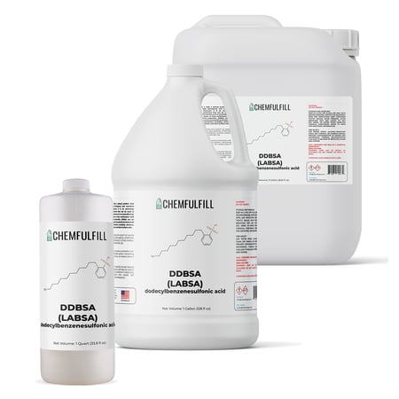 Chemfulfill DDBSA - Dodecylbenzenesulfonic Acid (LABSA/DDBSA 96%) (Quart (33.8 fl oz))