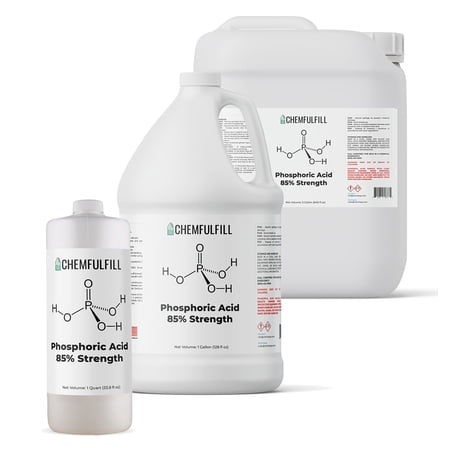 Chemfulfill Phosphoric Acid 85% - Concentrated H?PO? 85% (Pint (16 fl oz))