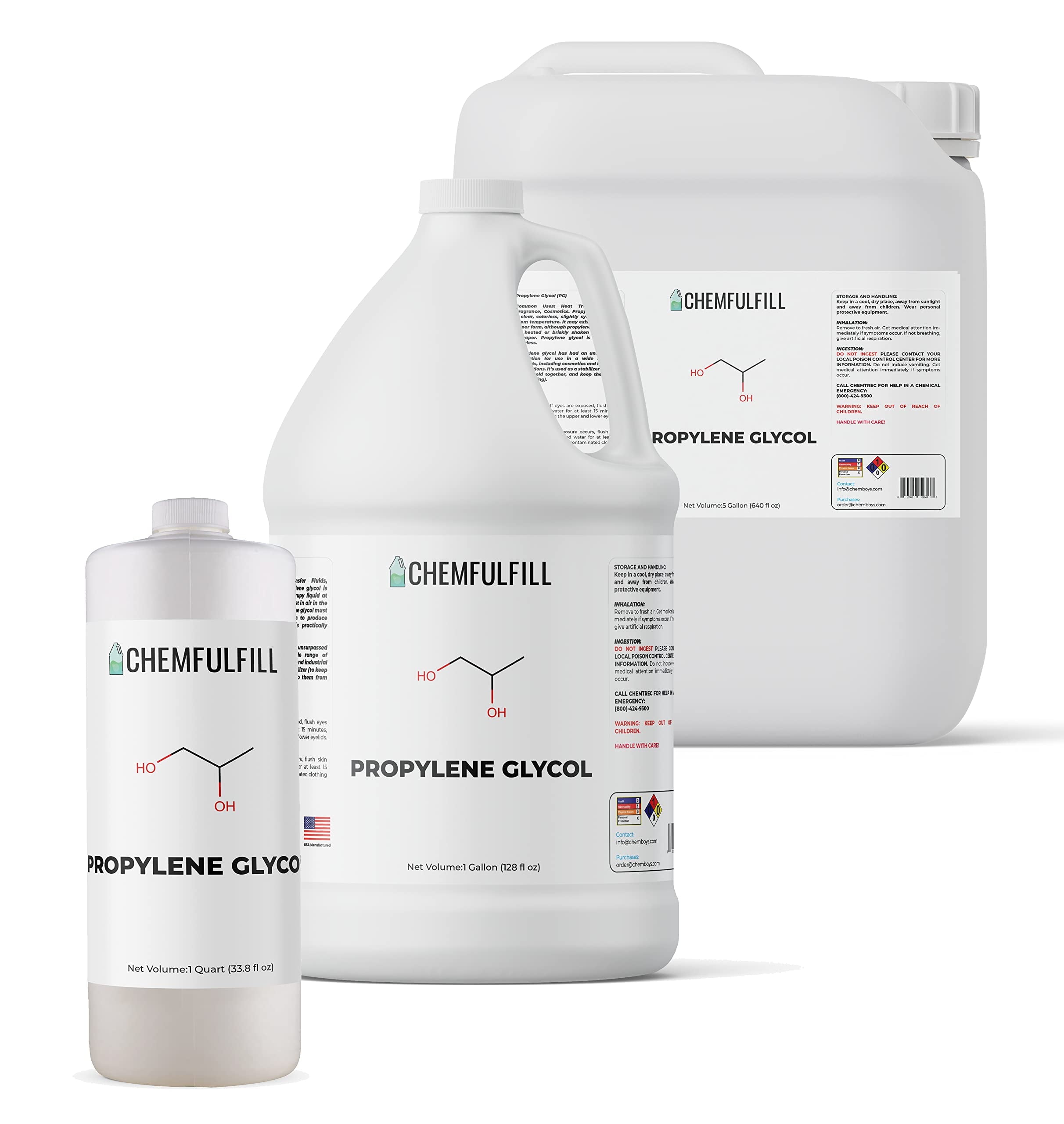 Chemboys Propylene Glycol - High Purity Industrial PG Gallon (128 fl oz) - Walmart.com Chemboys Propylene Glycol - High Purity Industrial PG Gallon (128 fl oz) - Walmart.com