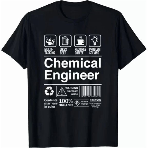 Chemical Engineer Funny Label