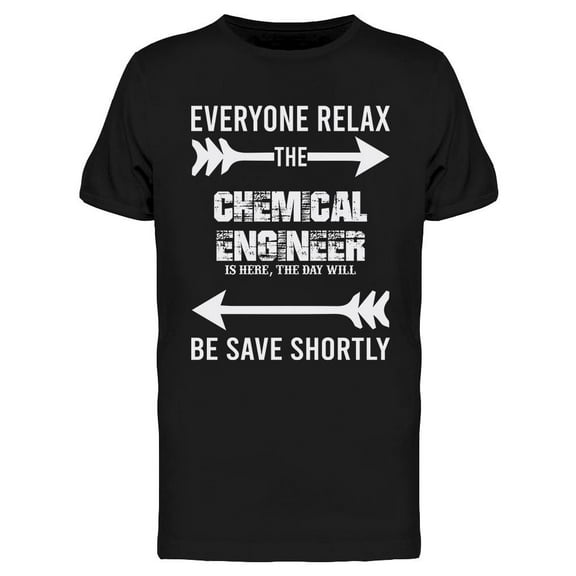 Chemical Engineering Graphic T-Shirt Men -Image by Shutterstock, Male Large