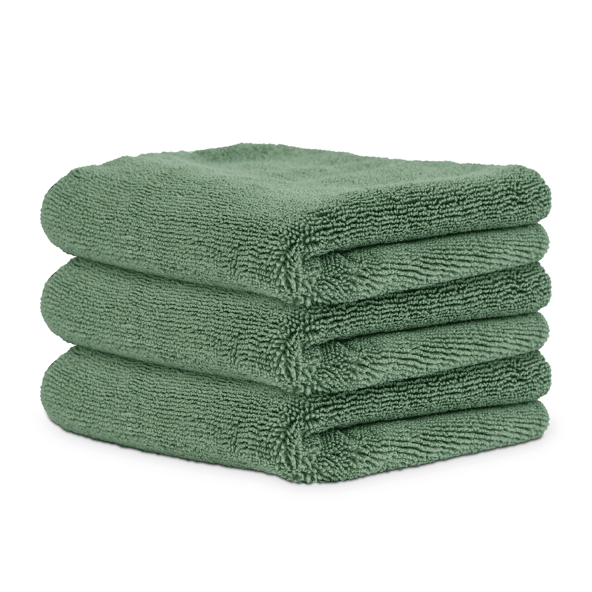 Chemical Guys Premium Microfiber Detailing Towels - Olive Green - 3 Pack