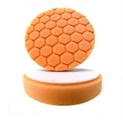 Chemical Guys BUFX_102_HEX6 Hex-Logic Medium-Heavy Cutting Pad, Orange (6.5 Inch)