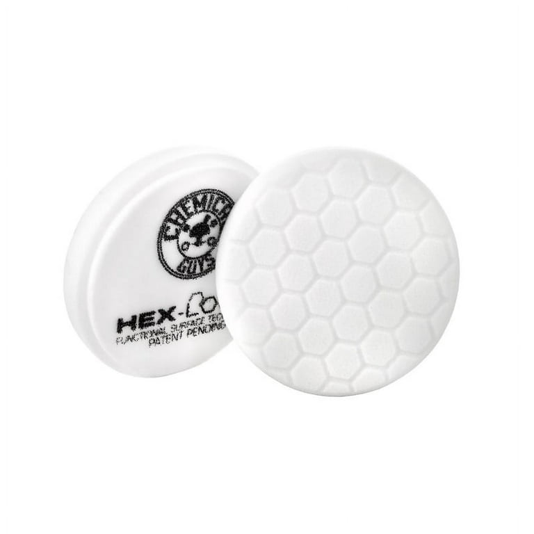 Chemical Guys BUFX_104_HEX5 Hex-Logic Light-Medium Polishing  Pad, White, 5.5 Pad Made for 5 Backing Plates, 1 Pad Included : Automotive