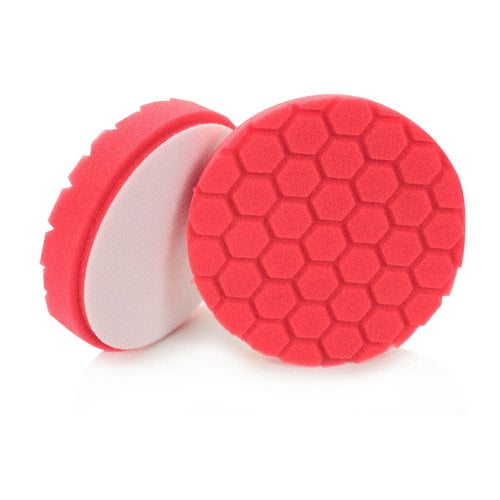 Chemical Guys BUFX_107_HEX6 Hex-Logic Ultra Light Finishing Pad, Red (6.5 Inch)