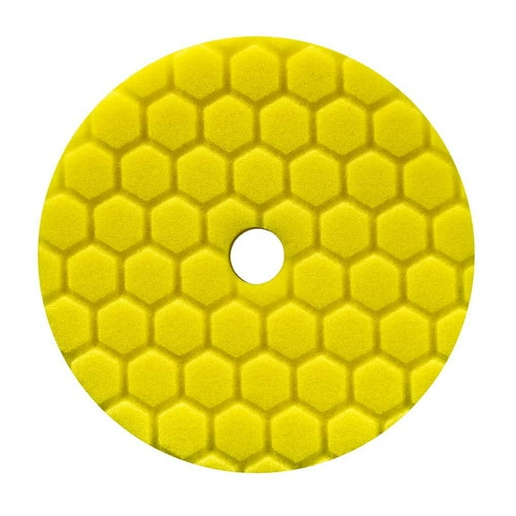 Chemical Guys BUFX111HEX5 Hex-Logic Quantum Heavy Cutting Pad (Yellow, 5.5 Inch)