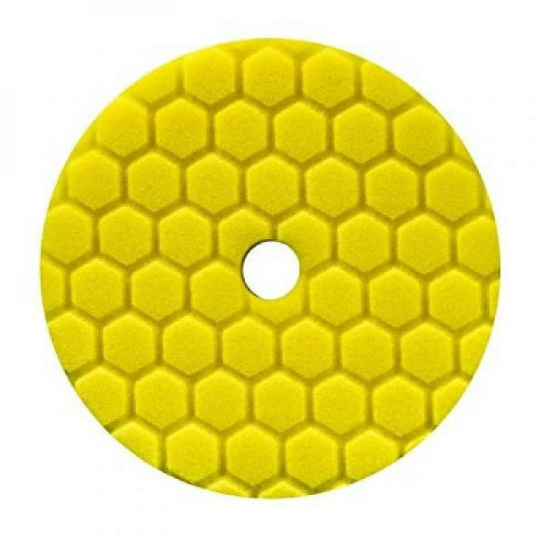 Chemical Guys BUFX111HEX6 - Hex-Logic 6.5 Quantum Heavy Cutting Yellow Pad