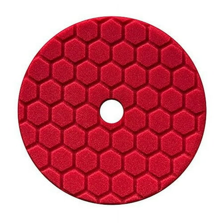 Chemical Guys BUFX117HEX6 Hex-Logic Quantum Ultra Light Finishing Pad (Red, 6.5 Inch)