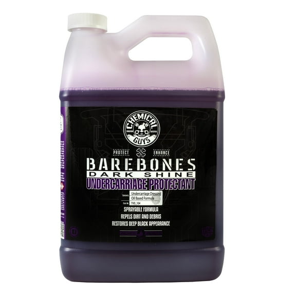 Chemical Guys TVD_104 Bare Bones Premium Dark Shine Spray for Undercarriage, Tires and Trim, Safe for Cars, Trucks, Motorcycles, RVs & More, 128 fl oz (1 Gallon)