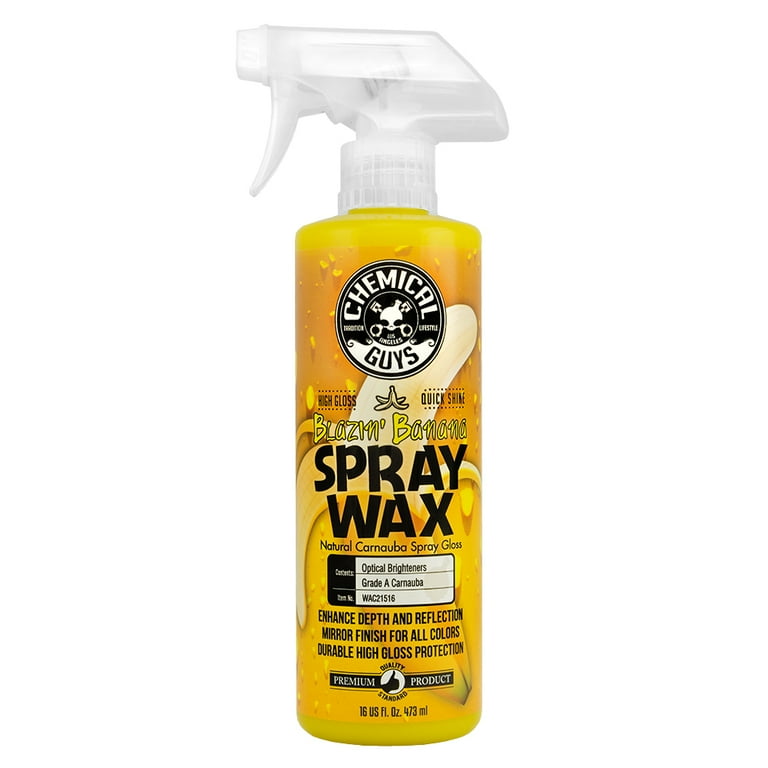 Chemical Guys Blazin Banana Spray Wax 16 oz Carnauba Car Detailing