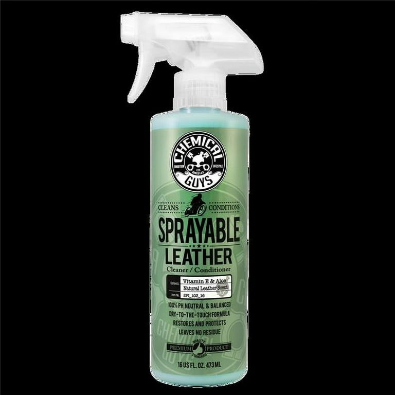 Chemical Guys Sprayable Leather Cleaner & Conditioner, 473-mL