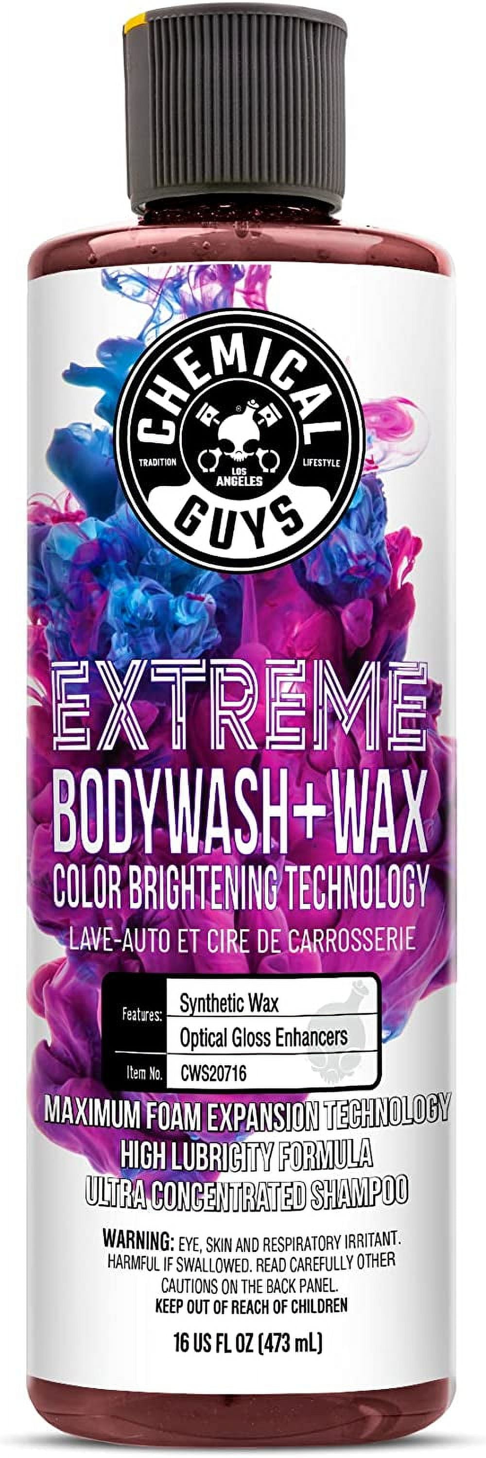 Chemical Guys CWS eme Bodywash & Wax Foaming Car Wash Soap, (Works with