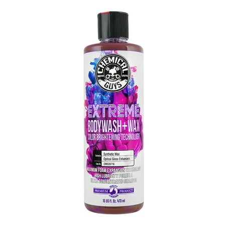 Chemical Guys CWS20716 Extreme Bodywash & Wax Foaming Car Wash Soap, 16 oz