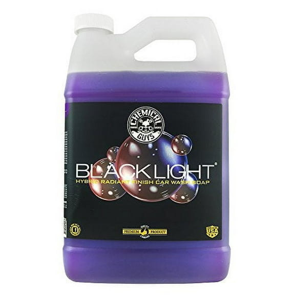 Chemical Guys CWS619 Black Light Foaming Car Wash Soap (Works with Foam Cannons, Foam Guns or Bucket Washes) Safe for Cars, Trucks, Motorcycles, RVs & More, 128 fl oz (1 Gallon), Black Cherry Scent