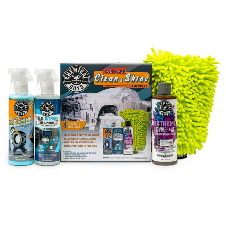 Chemical Guys Car Care Clean & Shine Detailing Kit (4 Items)