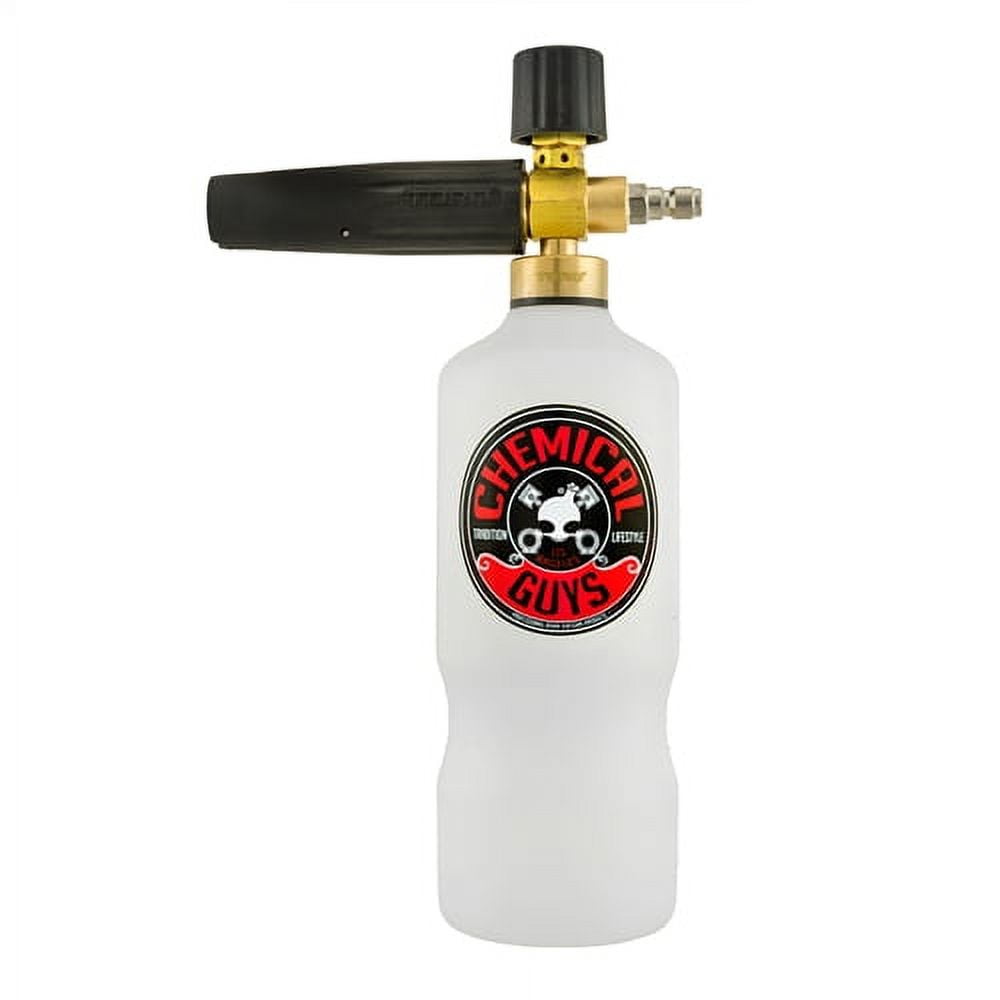 Chemical Guys EQP324: TORQ Big Mouth Foam Cannon, 34 oz. Bottle, Max  Release Bezel, Adjustable Spray Pattern