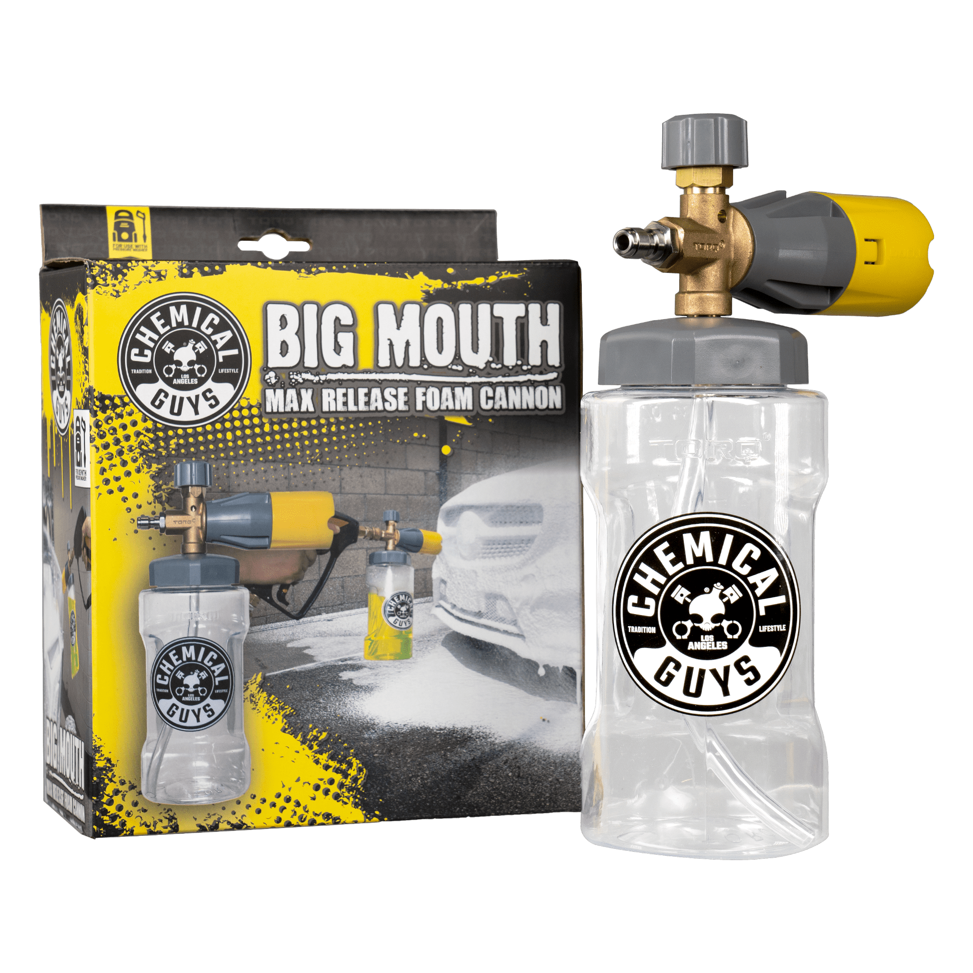 Chemical Guys EQP324 Multi-Color Big Mouth Max Release Foam Cannon, 34oz  Bottle