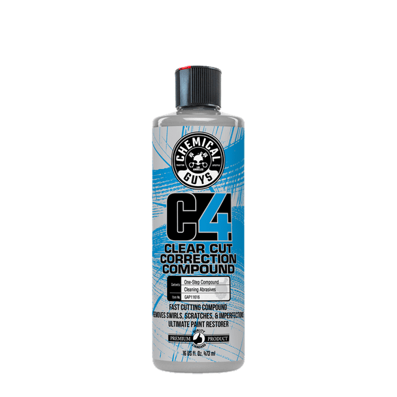 Chemical Guys GAP11616 C4 Clear Cut Correction Compound, 16 oz.