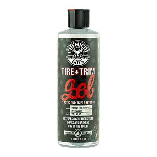 Chemical Guys Gel Black Forever Trim & Tire,Shine & Protect That Keeps Black Parts Black For Months (16oz)