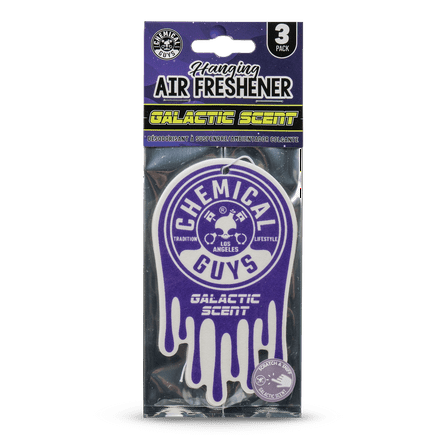 Chemical Guys Hanging Air Freshener 3-pack, Galactic Scent