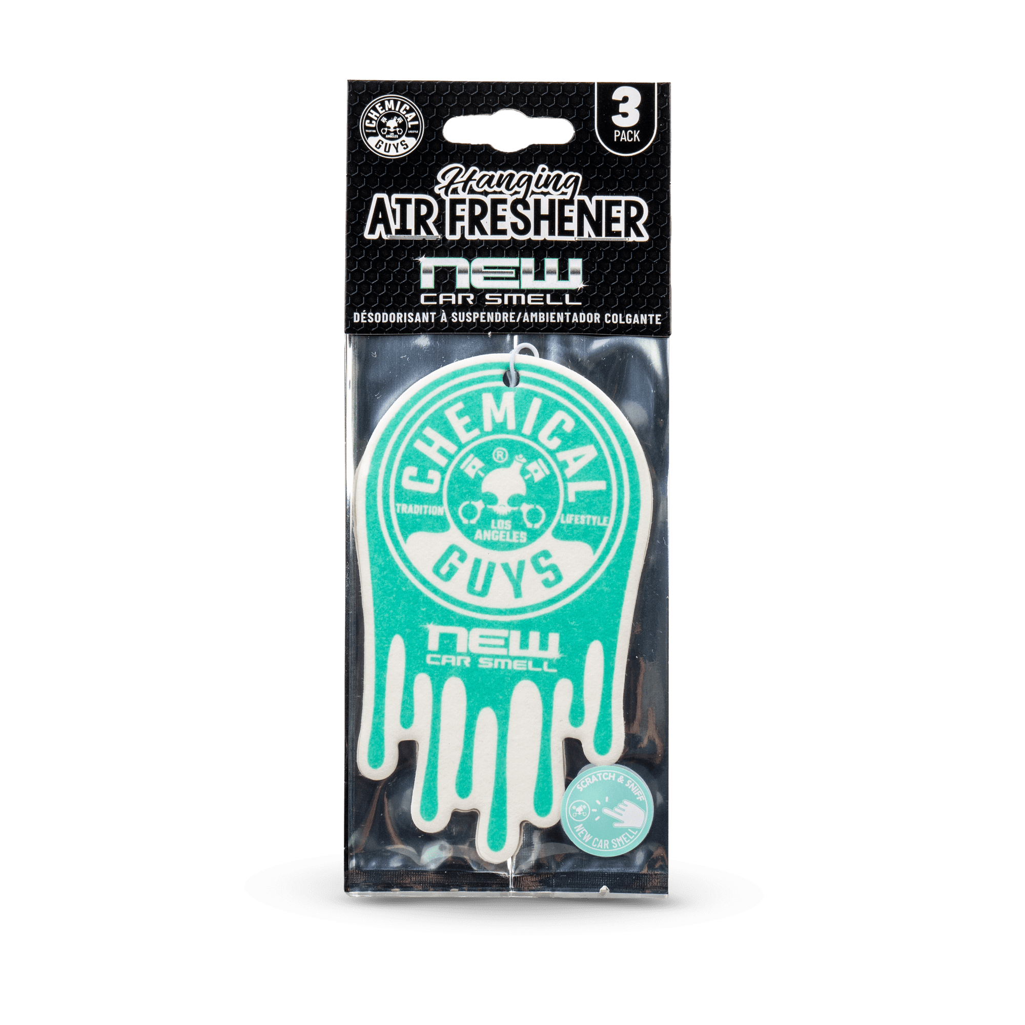 Chemical Guys Hanging Air Freshener 3pack, New Car Smell