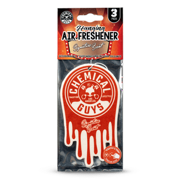 Chemical Guys Hanging Air Freshener 3-pack, Signature Scent