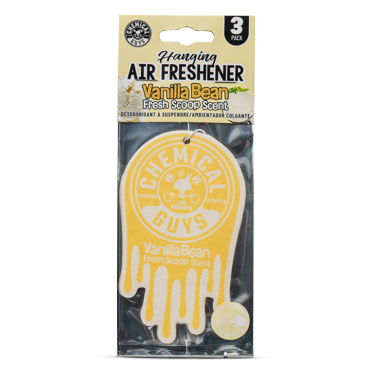 Chemical Guys Hanging Vanilla Bean Fresh Scoop Scent Air Freshener