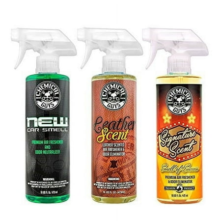 Chemical Guys Long-Lasting Automotive Air Fresheners, Plastic Multicolor, 3 Count