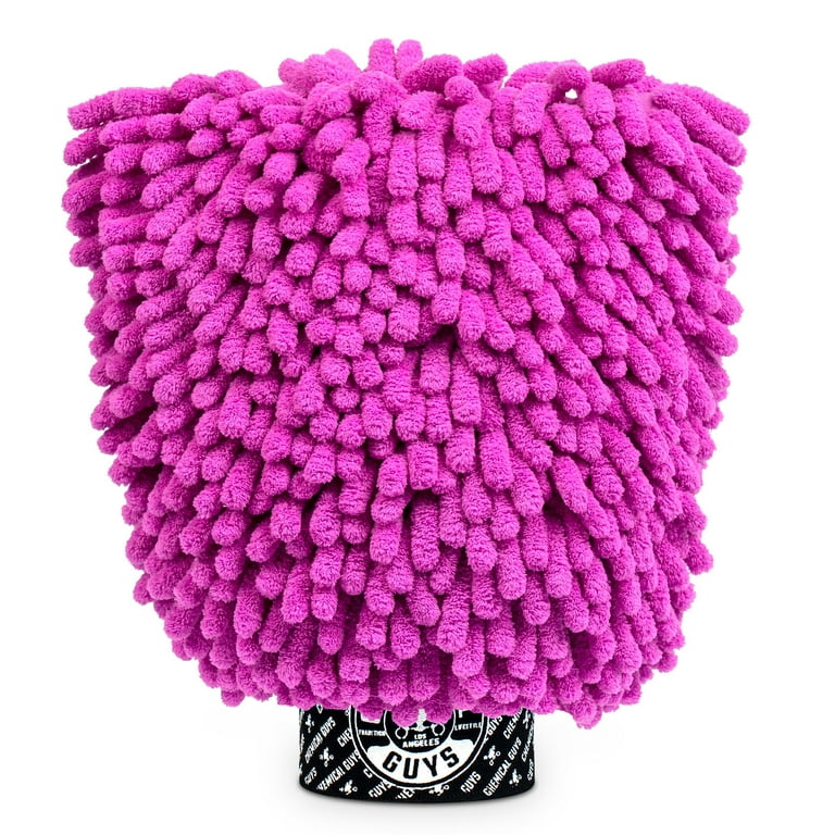 Chemical Guys MIC527 Big Noodle Supersized Wash Mitt, Purple, 1Pack 
