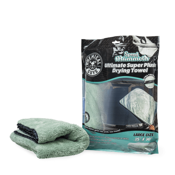 Chemical Guys MIC529 Ultimate Super Plush Drying Towel, Olive
