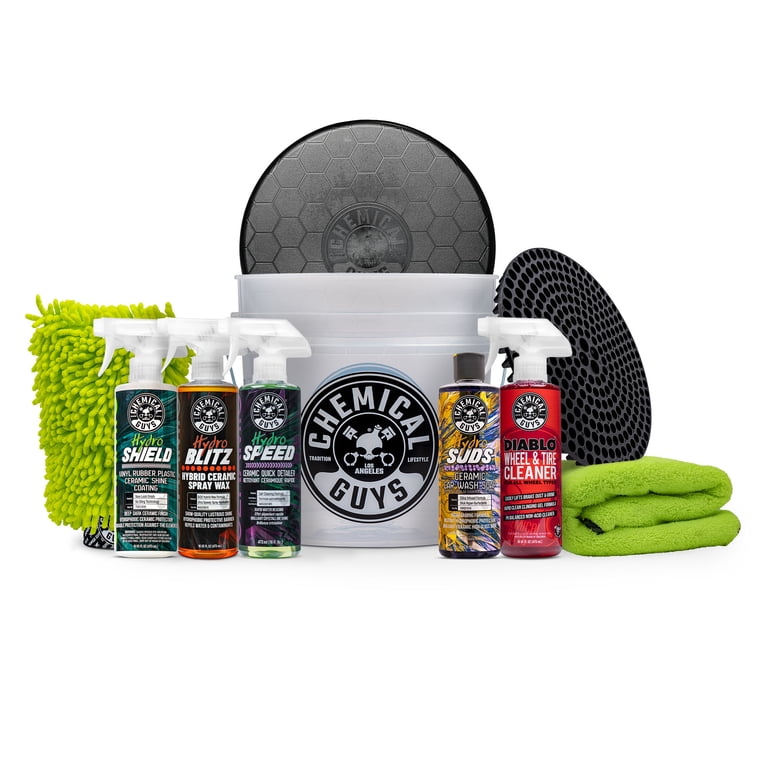 Chemical Guys Premium Exterior Ceramic Detail Bucket Kit, 10 Piece