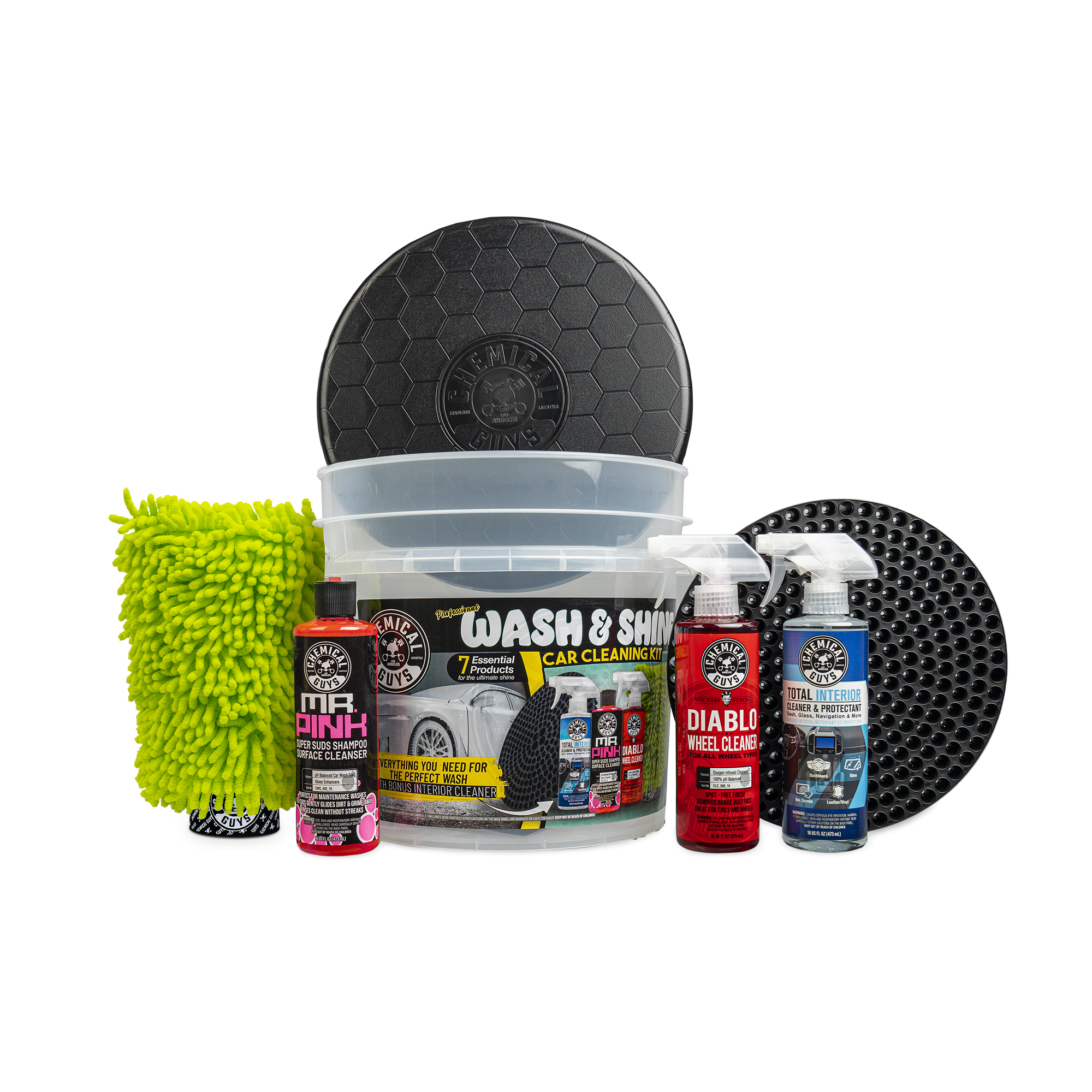 Chemical Guys Professional Wash & Shine Car Cleaning Kit (7