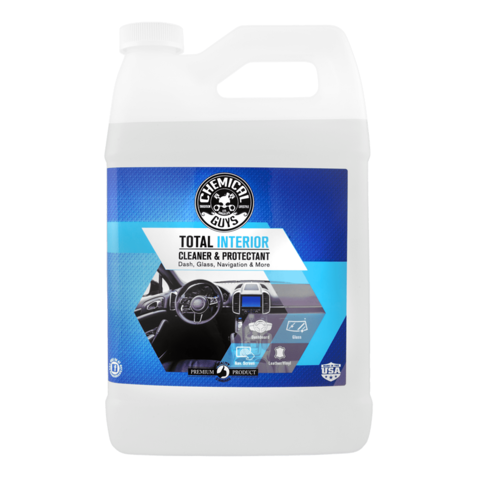  Chemical Guys PMWSPI22050 Total Interior Cleaner & Protectant  Wipes Mega 50 Pack, Safe for Cars, Trucks, SUVs, Jeeps, Motorcycles, RVs &  More ( 50 Ct) : Automotive