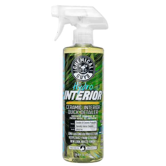 Chemical Guys SPI22716 HydroInterior SiO2 Ceramic Interior Quick Detailer and Protectant,16oz