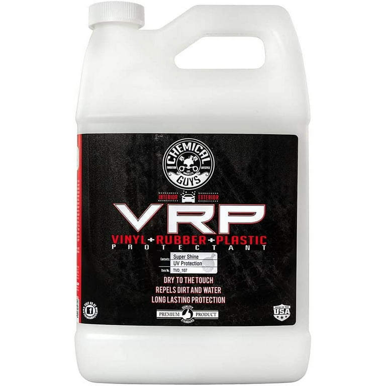  Chemical Guys TVD_107_1603 V.R.P. Vinyl, Rubber and Plastic  Non-Greasy Dry-to-The-Touch Long Lasting Super Shine Dressing for Tires,  Trim and More, 16 fl oz (3 Pack) : Automotive