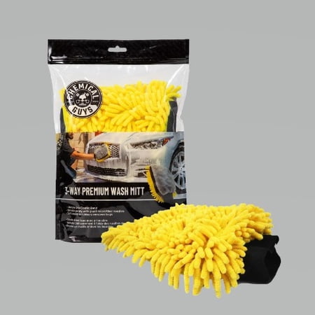 Chemical Guys Three-Way Premium Microfiber Wash Mitt (P12) - MIC494
