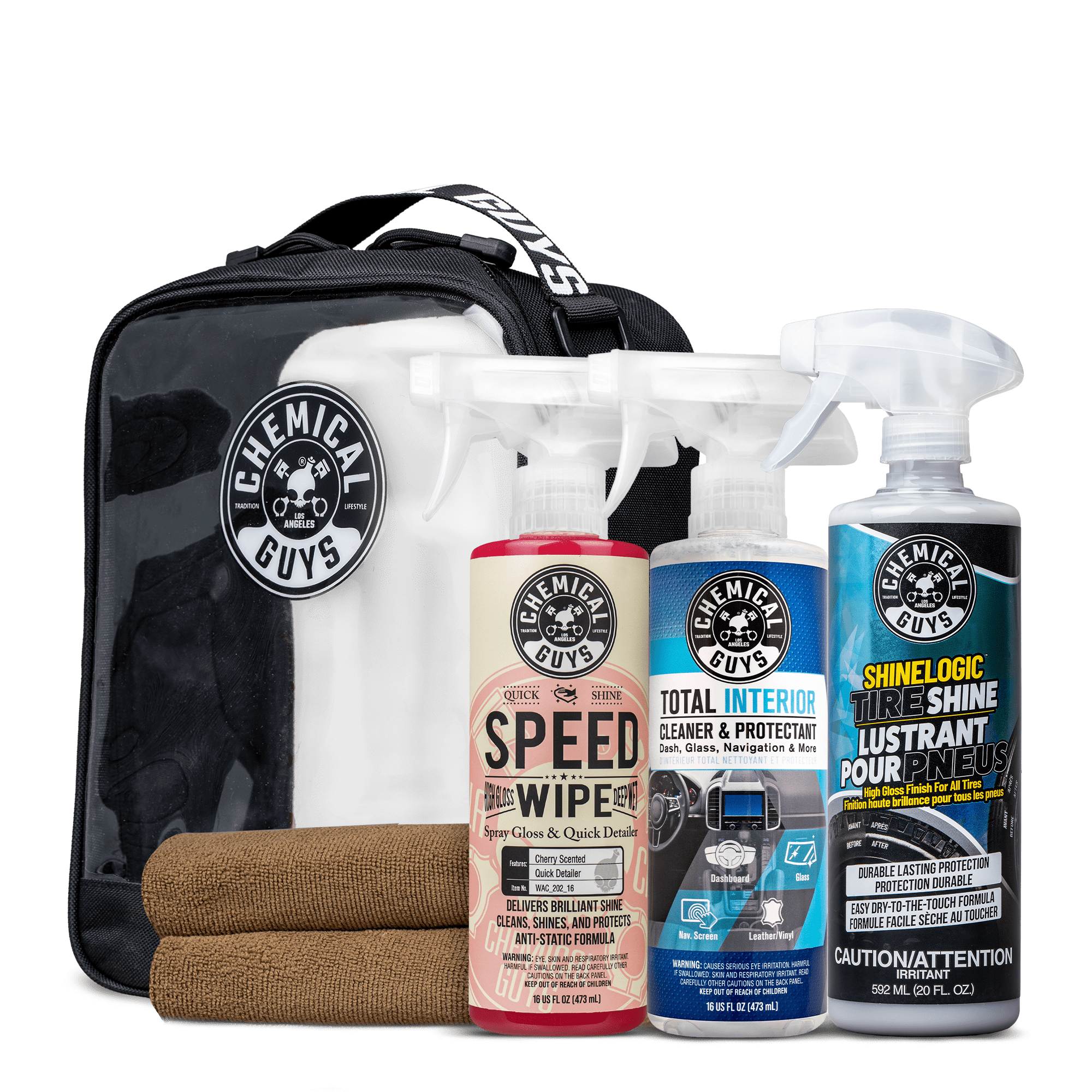Chemical Guys Total Express Clean & Shine Kit, 6 Items Included