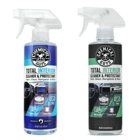 Total Interior Cleaner & Protectant + New Car Smell Bundle (16 oz, Multi-Surface)