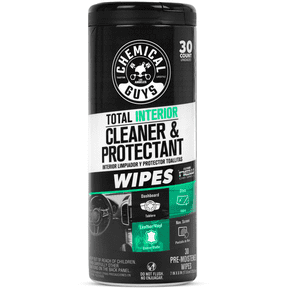Chemical Guys Total Interior New Car Smell Cleaner & Protectant Wipes Canister 30ct
