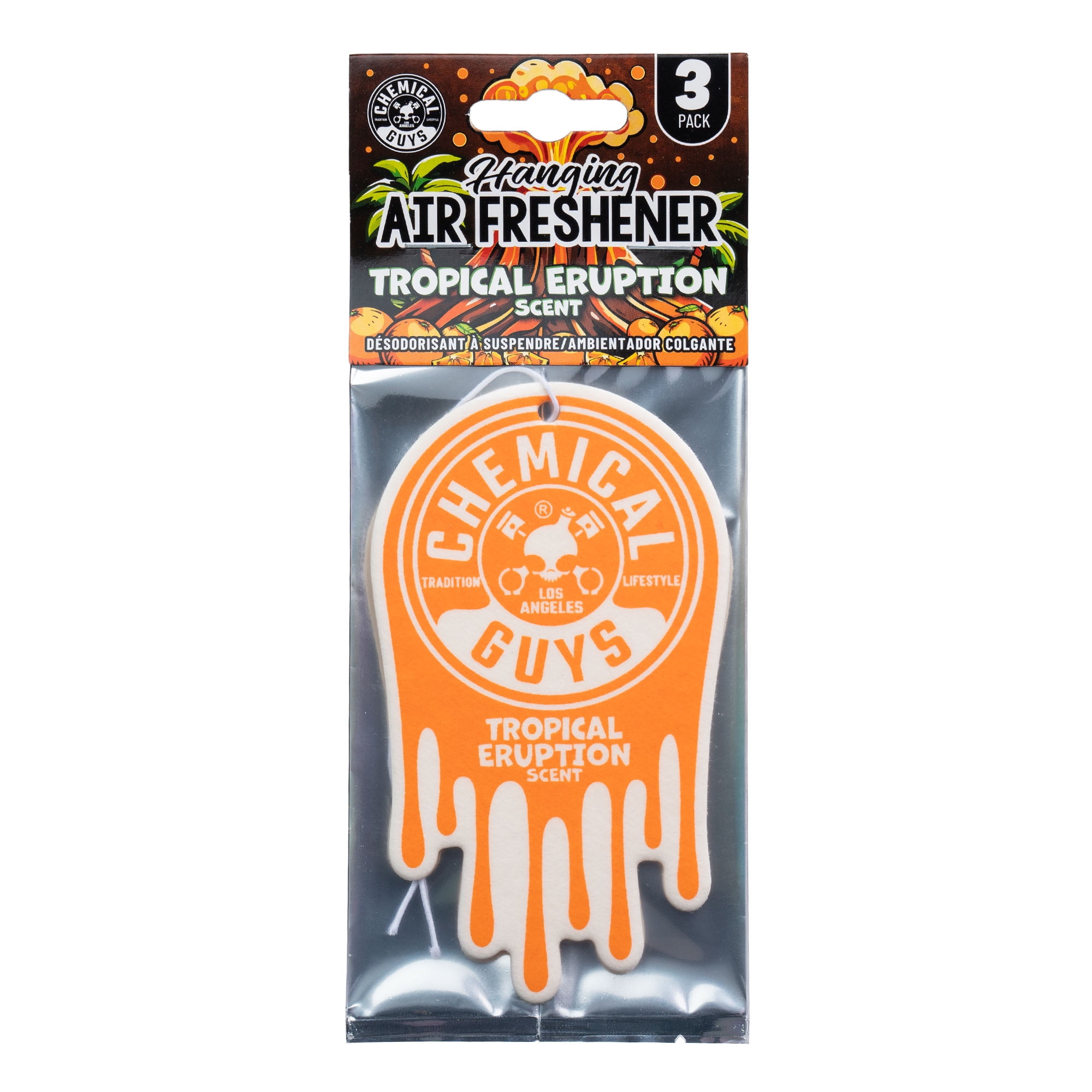 Chemical Guys"Tropical Eruption" Scent Paper Hanging Air Freshener